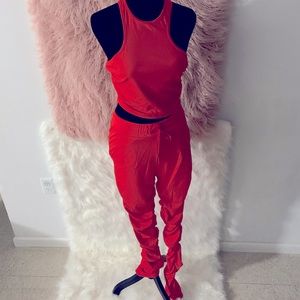 2 piece set. Black and red colors available. S,M,L